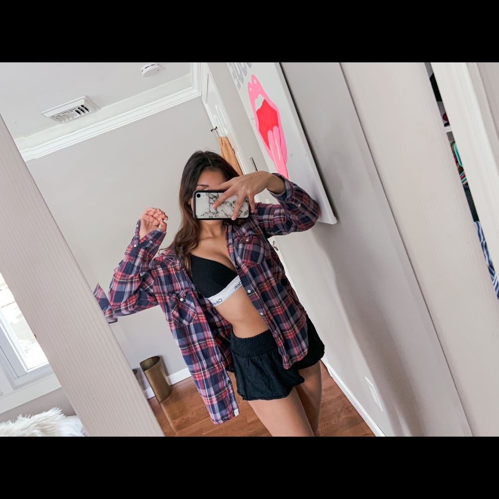 SOLD American Eagle Boyfriend Fit Flannel